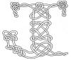 Knotted Alphabet J Knotted Alphabet J
