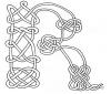 Knotted Alphabet R Knotted Alphabet R